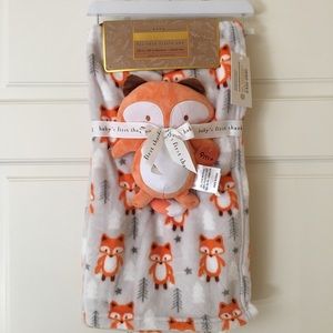 NEW Blanket & Lovey Plush Stuffed Animal Toy Fox
